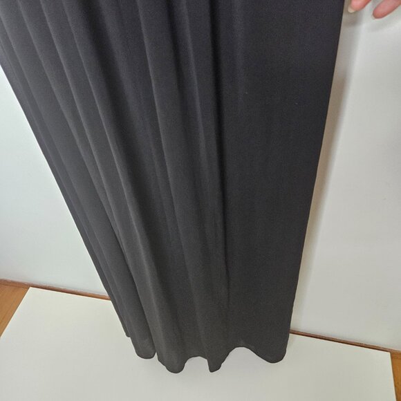 SHERRI HILL  Gown Maxi Dress Sz 2 Black Designer Wedding Guest Prom Black Tie - Picture 5 of 16